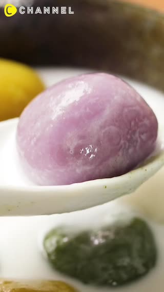 Colorful Winter Dessert🍡Milk Dumplings