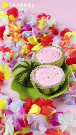 Frozen Watermelon Ice Dessert
