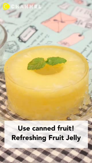 Super easy! Refreshing Fruit Jelly