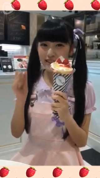 宮島るりかのいちご便り『新宿のクレープ専門店CréPers』