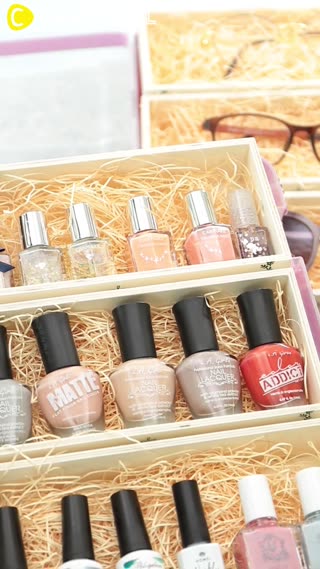 可愛的素材，佈置地像鳥巢一樣！用文具做的方便好用「化妝品收納箱」！