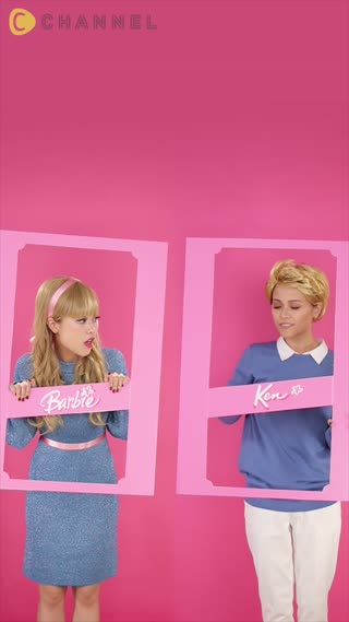 เมคอัพเป็น เคนและบาร์บี้คิวท์สุดๆ