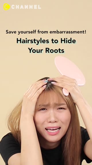 6 RootHiding Hacks to Hold You Over Between Dye Jobs  Parting hair Roots  hair Thining hair