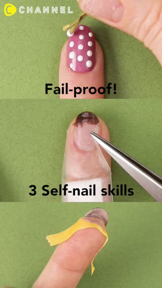 Fail-proof! Three self-nail skills