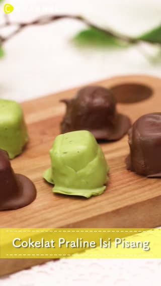 Coklat Praline Isi Pisang
