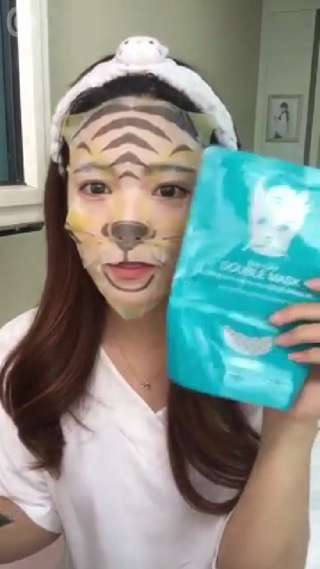 ♥韓国流行の動物マスクパック♥