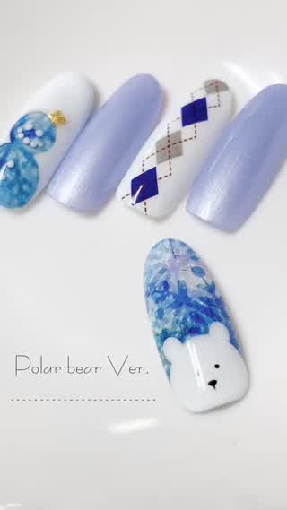 リクエスト：【素朴なお顔の】シロクマさんの描き方