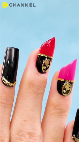 เพ้นท์เล็บลายลิปสติก สวยชิคสไตล์เซเลบ