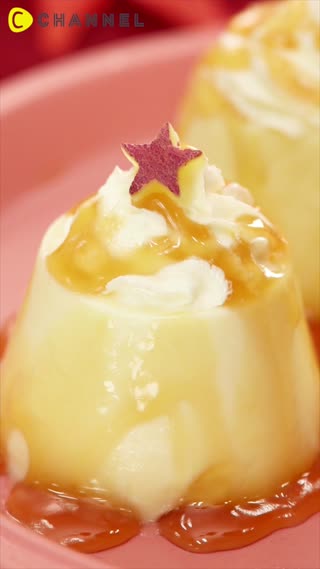 พุดดิ้งมันหวานญี่ปุ่น  เนี่ยนนุ่มดีต่อใจ