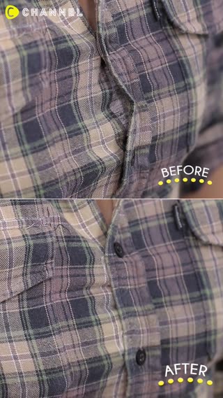 Memperbaiki celah pada kemeja mu