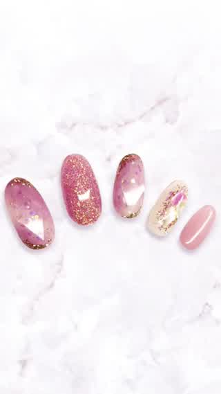 【2019年トレンド】宝石カットネイル