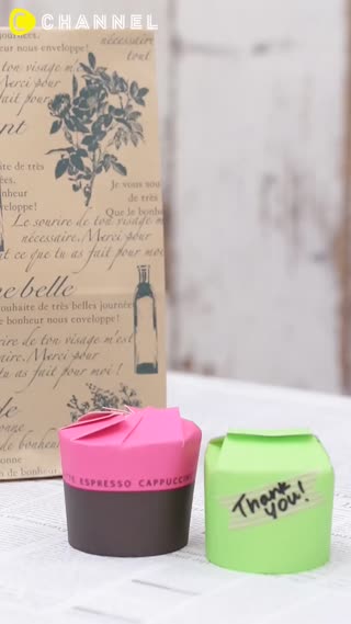 利用紙杯的3個簡單包裝創意