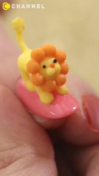 みんな大好き！あの話題のライオンをネイルに..♡