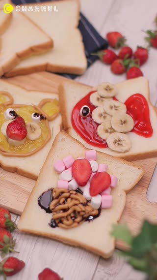 Roti Hiasan Wajah Hewan