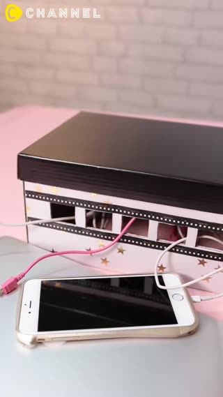 プチプラですっきり収納！電源コードボックス