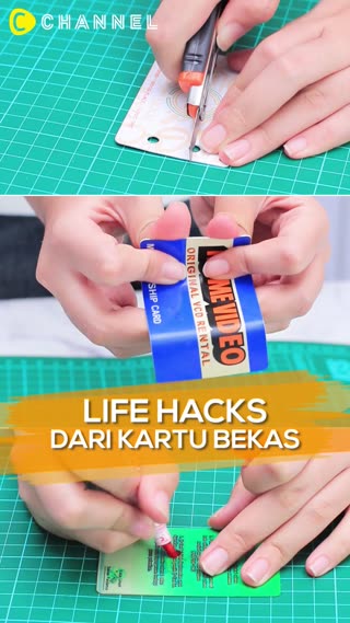 Lifehack dari Kartu Bekas
