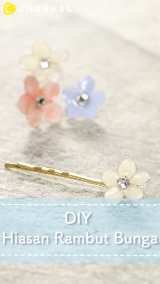 DIY Hiasan Rambut Bunga