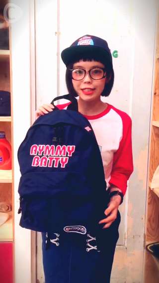 瀬戸あゆみおすすめ！outdoor/Aymmy リュックをご紹介in原宿