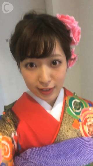 日本文化！真っ赤な大振り袖♡