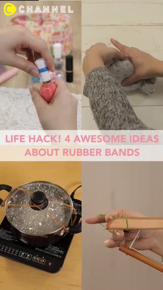 4 AWESOME IDEAS ABOUT RUBBER BANDS