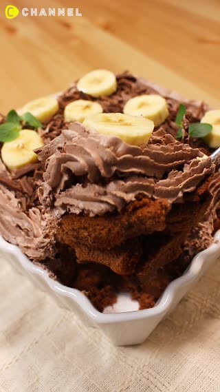 Kue Coklat Pisang Instan