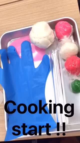 Trying to make decoration mochi!