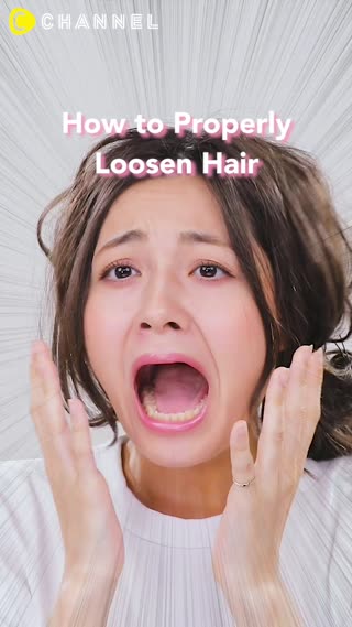 How to Properly Loosen Hair