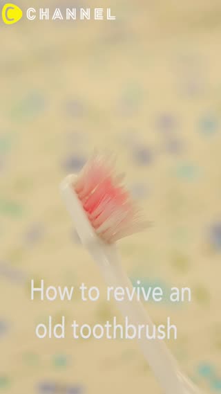 How to revive an old toothbrush