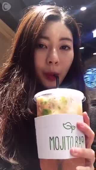 【韓国】行列で有名！！新鮮な1リットルのモヒートバー♡