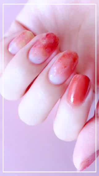 爪にも色気を♡秋色ニュアンスネイル