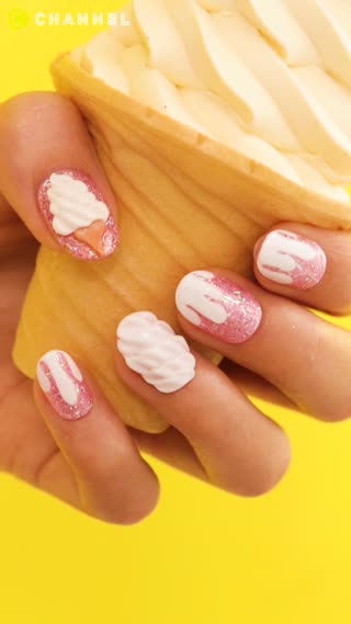 Ice Cream Nail Art