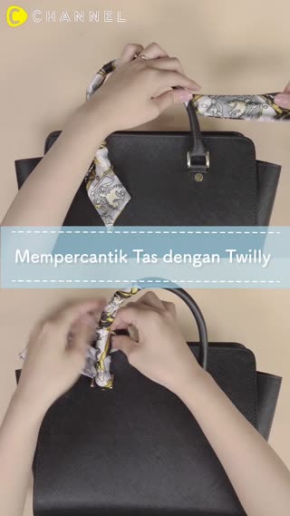 Mempercantik tas dengan twilly