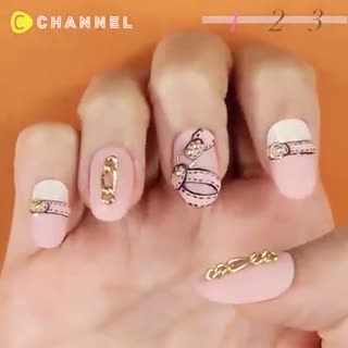 Leather Belt Nail Art