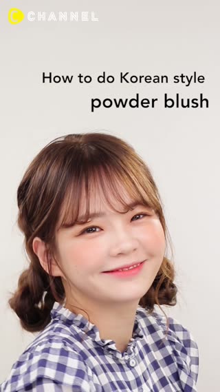 K-Youtuber Yeonju! Applying Powder Blus