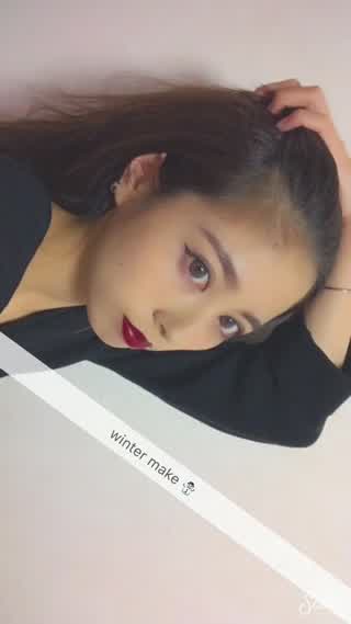 冬に大活躍( ˃̶͈̀ロ˂̶͈́)੭ꠥ⁾⁾スモーキーウインターメイク！