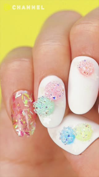 หวานตะมุตะมิ เล็บลูกกวาดญี่ปุ่น Konpeito