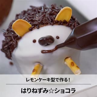 レモンケーキ型でつくる ハリネズミショコラ Peachy ライブドアニュース