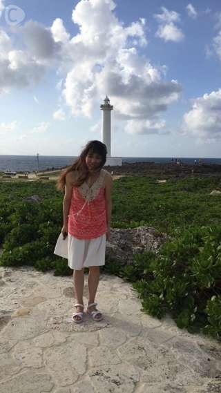 I went to Sampamisaki in Okinawa, feelin