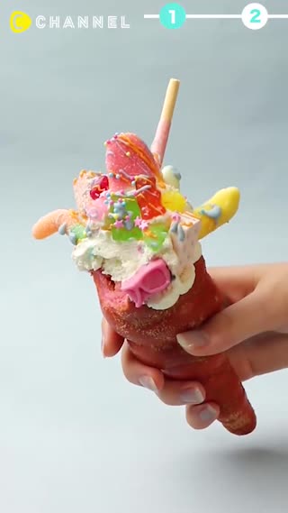 Dreamy Fried Bread Ice Cream ♡