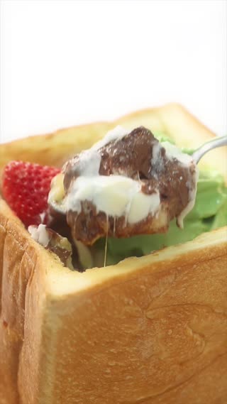 กรอบนอกนุ่มใน โทสต์พุดดิ้งช็อกโกแลต