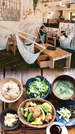 オーガニックのご飯とハンモックチェアが大人気のパブリックキッチンさん！！
