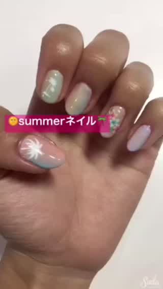 貼るだけで Summerネイル Peachy ピーチィ ライブドアニュース