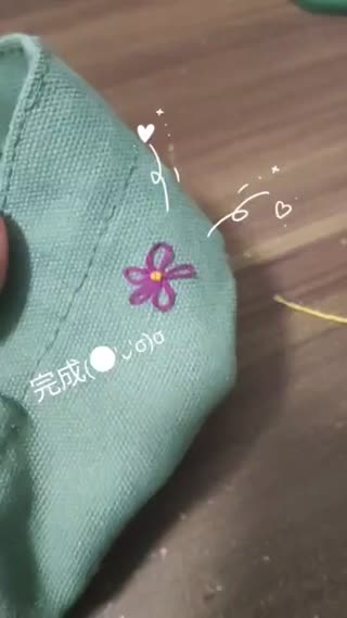 お花の刺繍