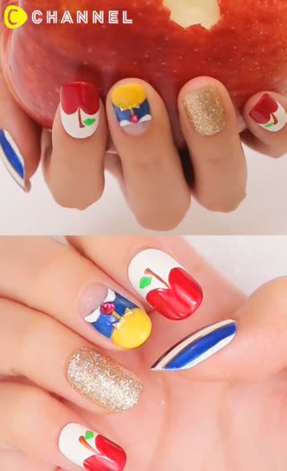 Princess Nail Art for Halloween