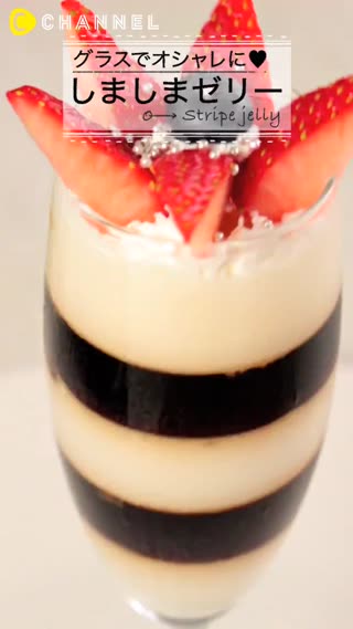 沁人心脾的可愛!時尚的條紋果凍