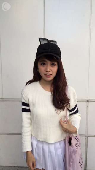 中島絢乃のおすすめ☆スクールガール風ホワイトコーデ♪