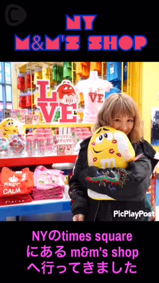 NY m&m's shop へ行きました♡