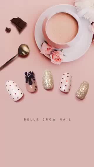 【まるで本物？】おいしそうなバレンタインネイル