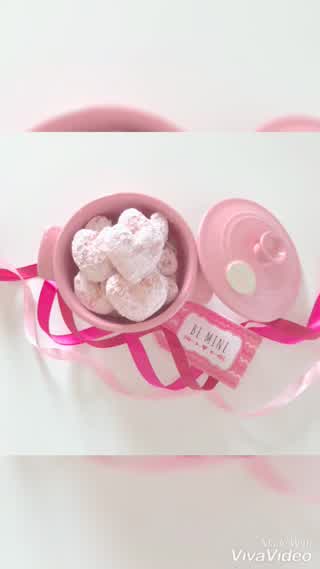 バレンタインに♪苺のハートスノーボール