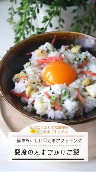 やみつき注意！悪魔の卵かけご飯